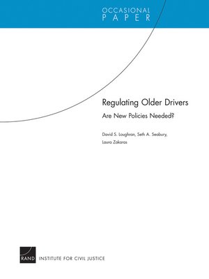 cover image of Regulating Older Drivers
